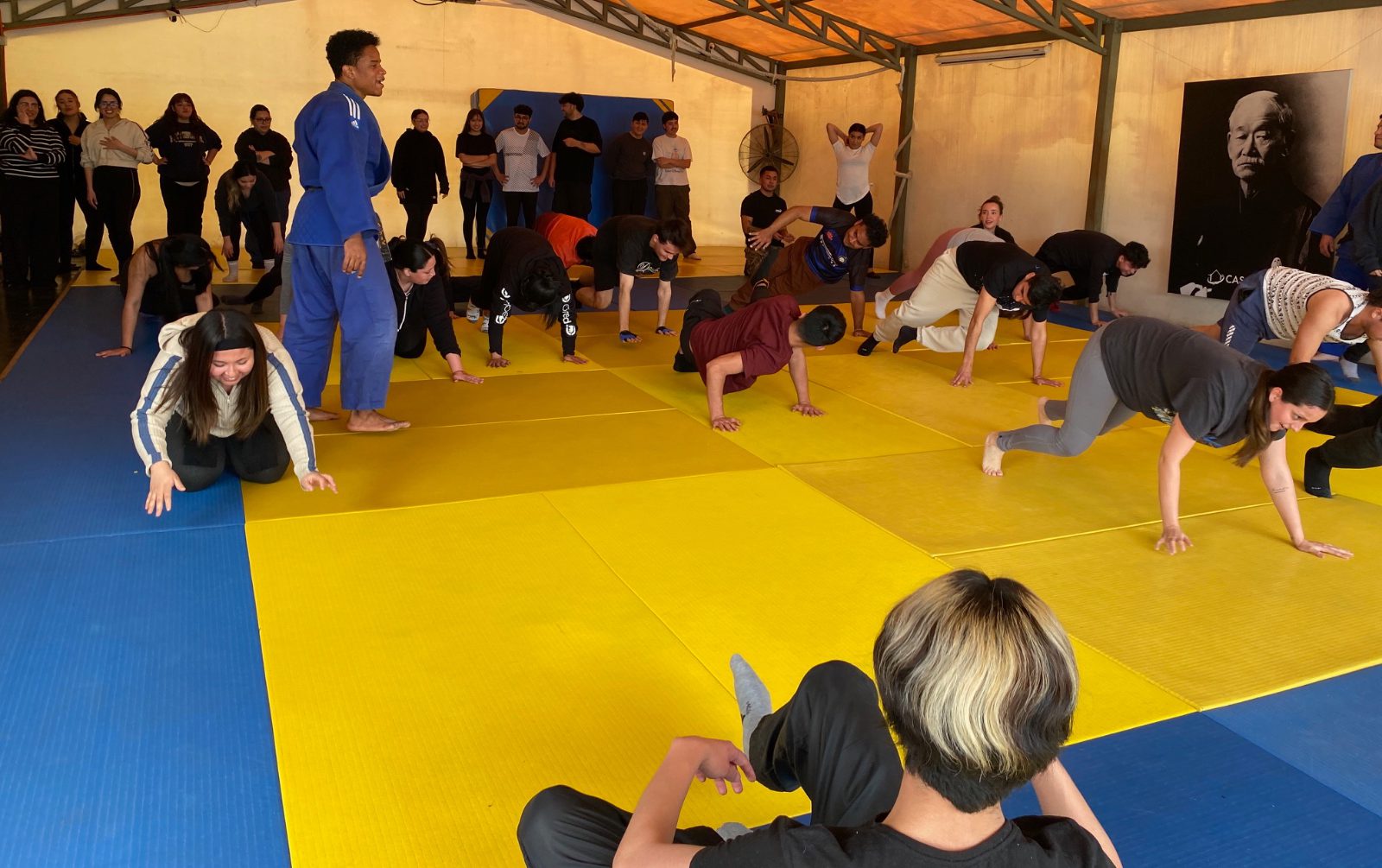 Jóvenes practicando Judo